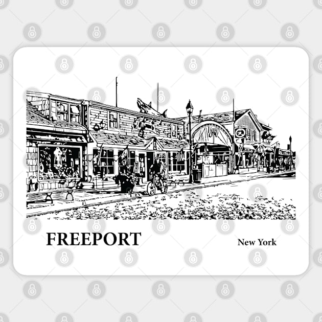 Freeport New York Magnet by Lakeric